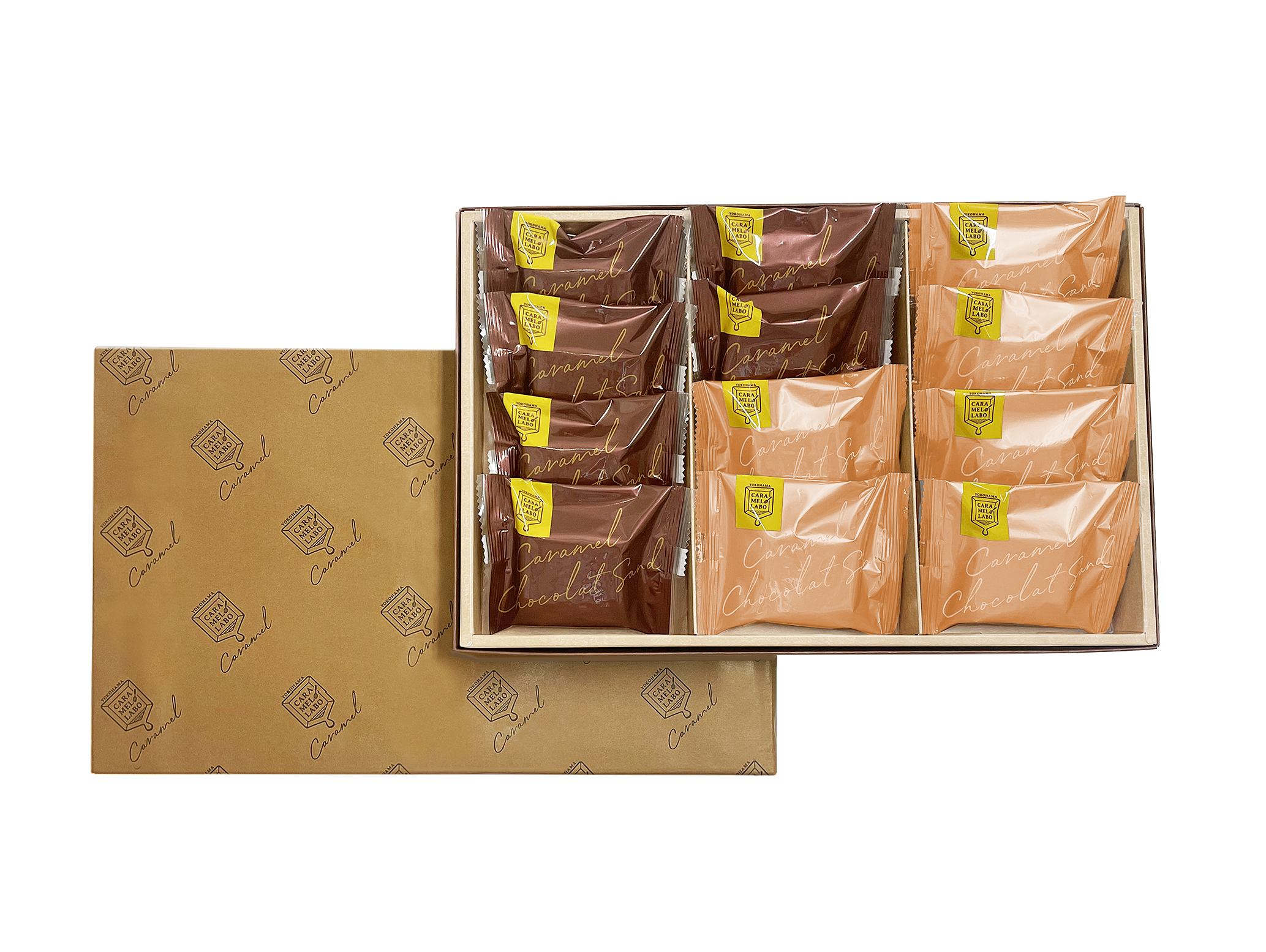 キャラメルショコラサンド アソートセット12個入 ノワゼット